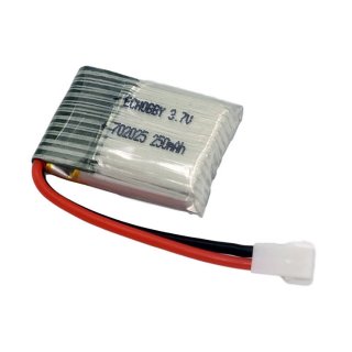 3.7V 250mAh 25C LiPo Battery MX2.0 -2P positive plug