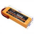 11.1V 3S 5200mAh 35C LiPo Battery T plug