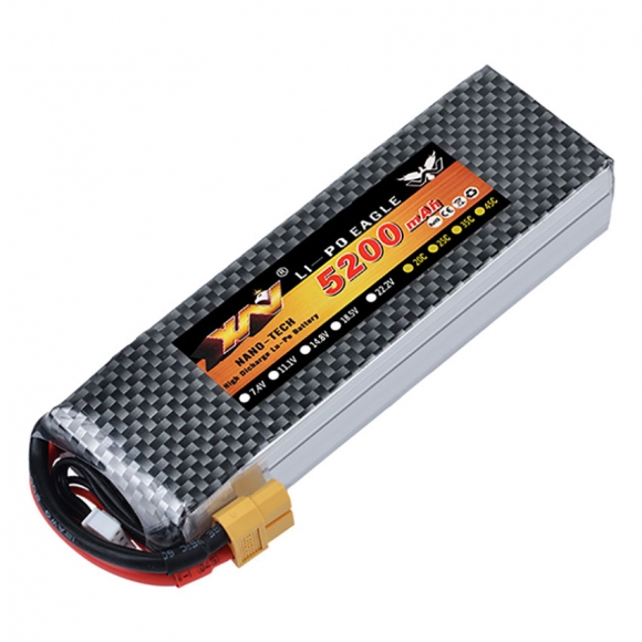 11.1V 3S 5200mAh 35C LiPO Battery XT60 plug