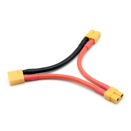 XT60 plug wire serial cable 2 Female TO 1 Male - Click Image to Close