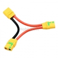 XT90-S Anti-spark Plug Serial Cable 10awg Wire 2 Female 1 Male