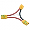 XT90-S Anti-spark Plug Serial Cable 8awg wire 2 female 1 male