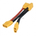 XT90 plug serial cable 1 male +3 female
