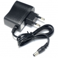 9V 1A EU power adapter 5.5x2.1-2.5mm plug