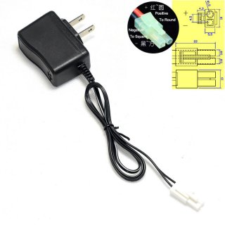 7.2V 250mA US Charger EL-2P male Postive to Round