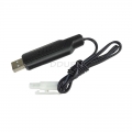 6.4V 500mA USB Charger Cable KET 2P Nor male plug