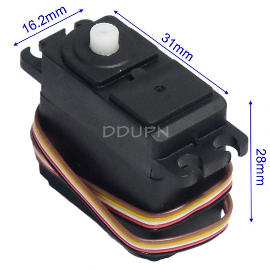 HBX part 12030 5- wire Steering Servo - Click Image to Close