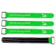 Non-Slip Silicone Stitched Battery Straps 300x20mm Green 4P
