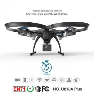 Discovery II -U818A Plus WiFi FPV UFO Drone +HD Camera