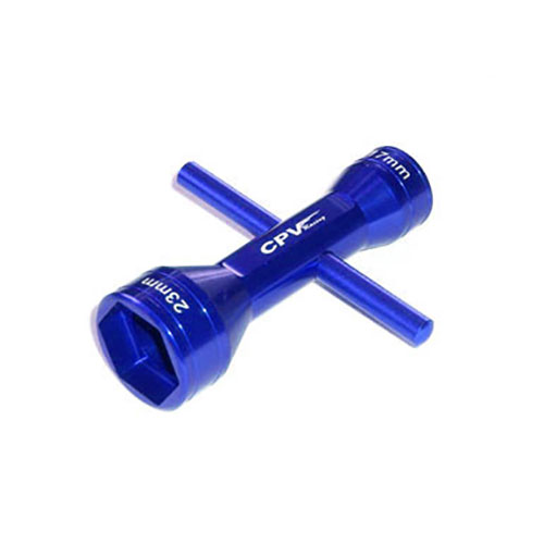Blue Two- way Hex Wrench 17mm /23mm - Click Image to Close