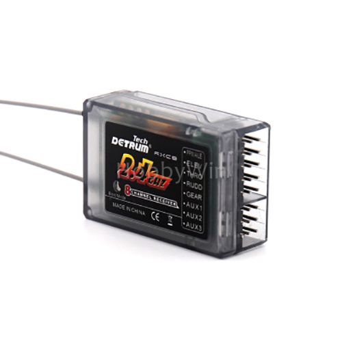 Dynam Detrum RXC8 8CH 2.4G Two way Telemetry Receiver - Click Image to Close
