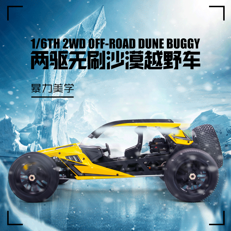 HBX T6 1/6 Brushless Motor RC Dune Buggy