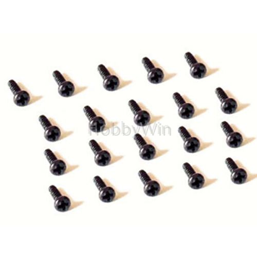 HBX part 25050 Washer Head Self Tapping Screws 2x6mm - Click Image to Close