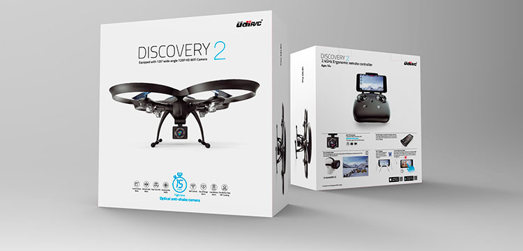 Discovery II -U818A Plus WiFi FPV UFO Drone