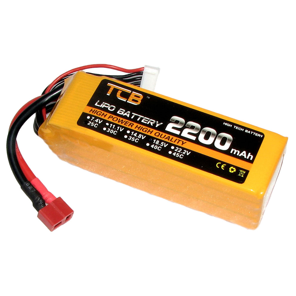 18.5V 5S 2200mAh 25C LiPO Battery T plug - Click Image to Close