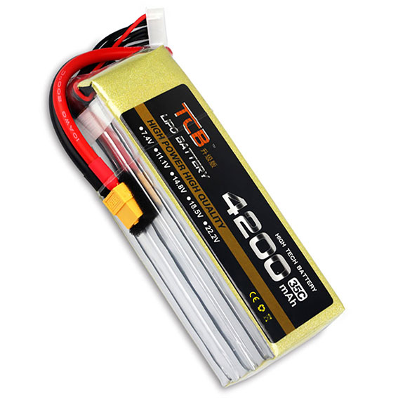 22.2V 6S 4200mAh 35C LiPO Upgrade Battery XT60 plug - Click Image to Close