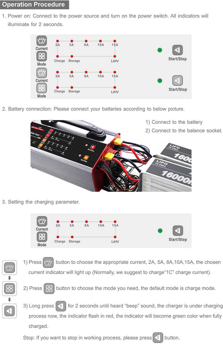 UP1200AC DUO Dual LiPo LiHV 6-12s Smart Charger