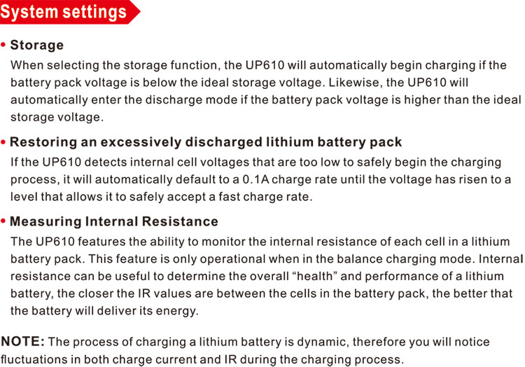 UP610 Balance Charger 200W