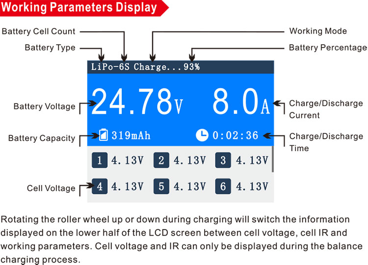 UP610 Balance Charger 200W