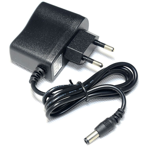 9V 1A EU power adapter 5.5x2.1-2.5mm plug - Click Image to Close