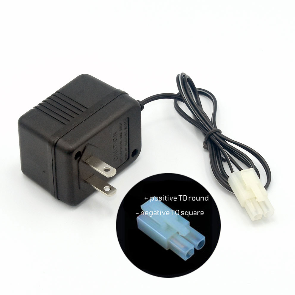 6.4V 350mA US Charger KET -2P male plug P -TO- R - Click Image to Close
