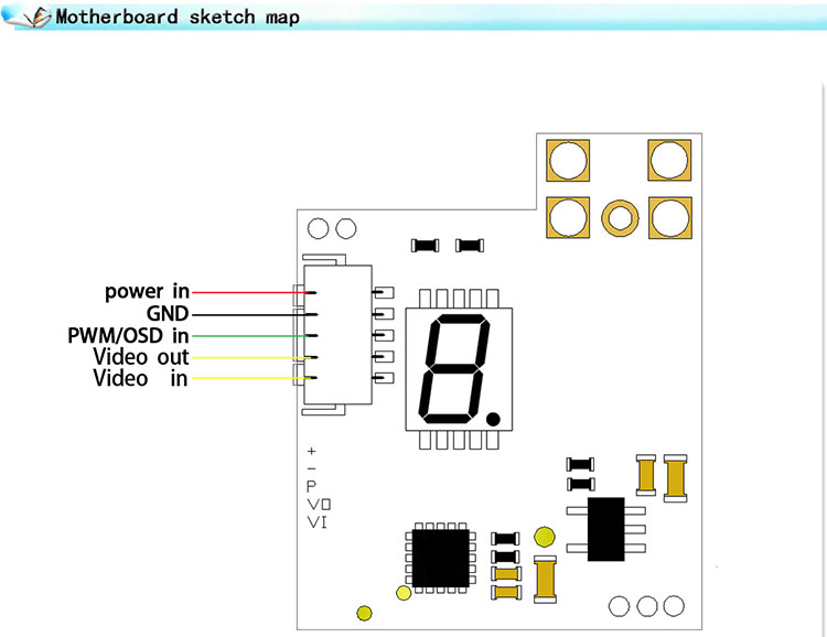 200mW adjustable 5.8G/48CH AIO VTX