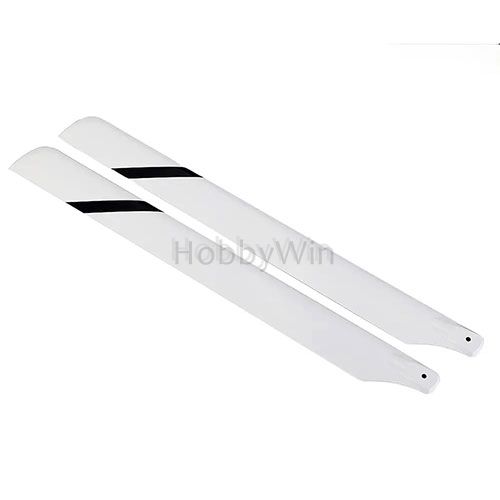 550mm Glassfiber Main Blades White - Click Image to Close