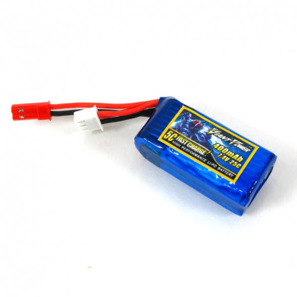 7.4V 2S 400mAh 25C LiPO Battery JST plug