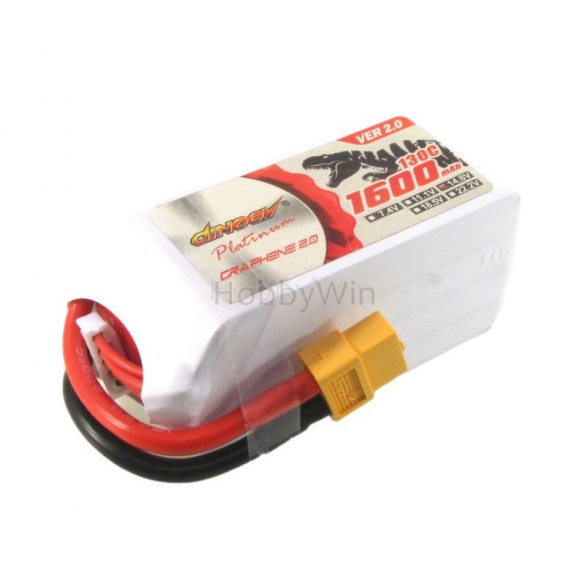 14.8V 4S 1600mAh 130C LiPo Battery XT60 plug