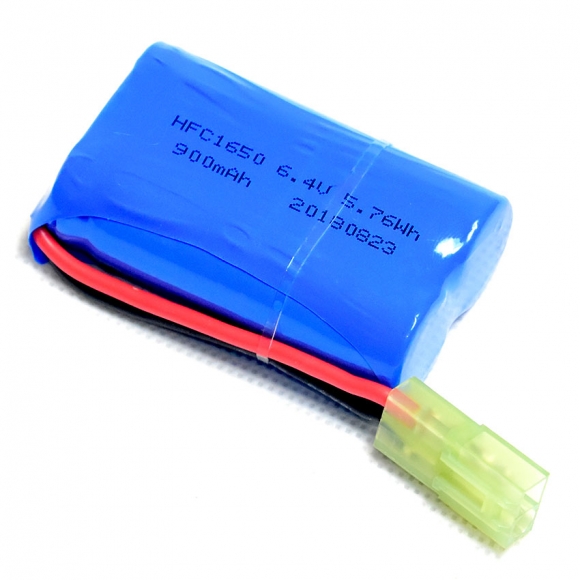 6.4V 2S 900mAh LiFe Battery Mini Tamiya Female P -TO- S