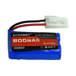 6.4V 2S 900mAh 锂电池 KET-2P正向公头