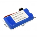 6.4V 2S 1500mAh LiFePO Battery SM2P Reverse Male Plug