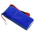 7.4V 2S 2000mAh 25C LiPO Battery T plug