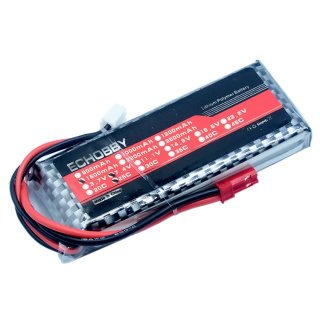 7.4V 2S 1500mAh 25C LiPO Battery JST plug