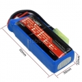 7.4V 2S 2200mAh 25C LiPO Battery EL2P female P -TO- S