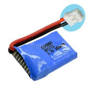 3.7V 200mAh 20C LiPO Battery PH2.0 positive plug