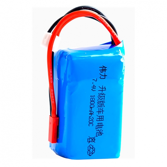 7.4V 2S 1800mAh 20C LiPO Battery JST plug