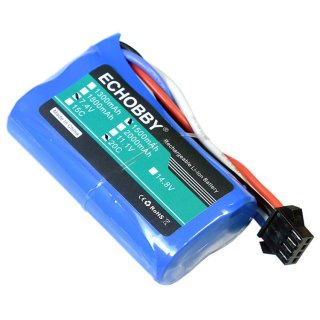 2x3.7V 1500mAh 20C 锂电池 SM4P 插头