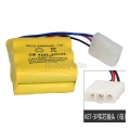 7.2V 400mAh NiCD Battery KET 3P Female Shell +Male Terminals