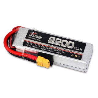 11.1V 3S 2200mAh 25C锂电池 XT60插头