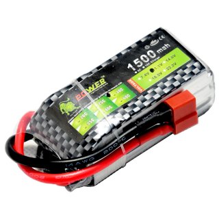 11.1V 3S 1500mAh 30C锂电池 T型插头