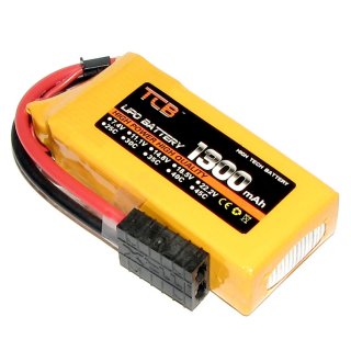 11.1V 3S 1300mAh 35C LiPo Battery TRX-Type plug