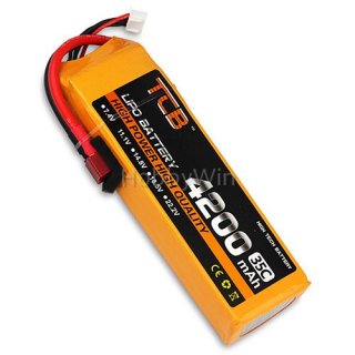 11.1V 3S 4200mAh 35C 锂电池 T型插头