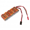 6V 1600mAh NiMH Receiver Battery Straight pack