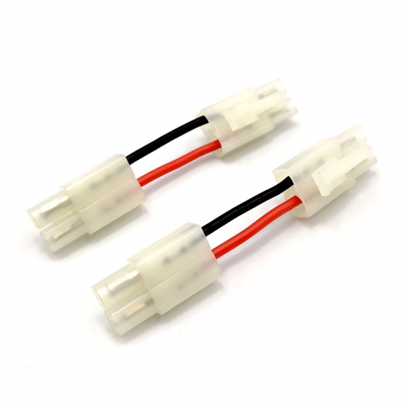 Big Tamiya 2P male TO male plug convertor Positive To Square