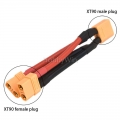 XT90 plug Parallel Connection Cable 8awg wire 1 Male + 2 Female