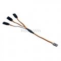 30 core servo wire 20CM three way Y -line BRO