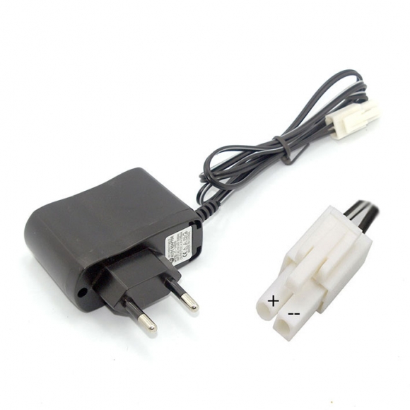 4.8V 250mA EU Charger EL-2P Male plug Positive to Round