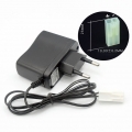 6V 250mA EU Charger EL-2P Female plug Positive to Square