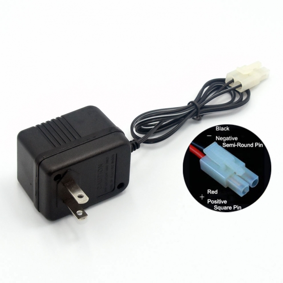 6.4V 350mA US Charger KET -2P male plug P -TO- S